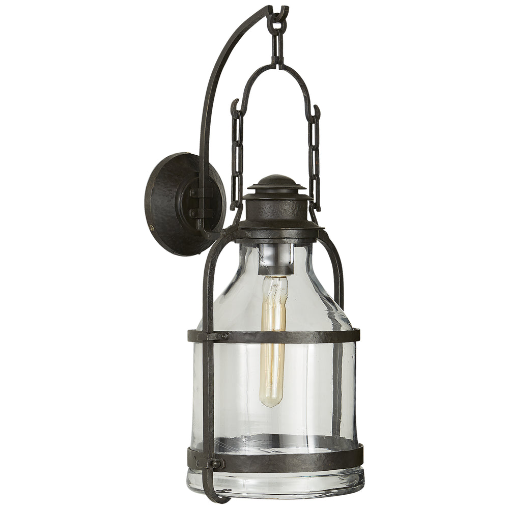Ralph Lauren Canada - One Light Wall Sconce - Cheyenne - Aged Iron- Union Lighting Luminaires Decor