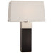 Ralph Lauren Canada - One Light Table Lamp - Hardy - Black Ebony and Polished Nickel- Union Lighting Luminaires Decor