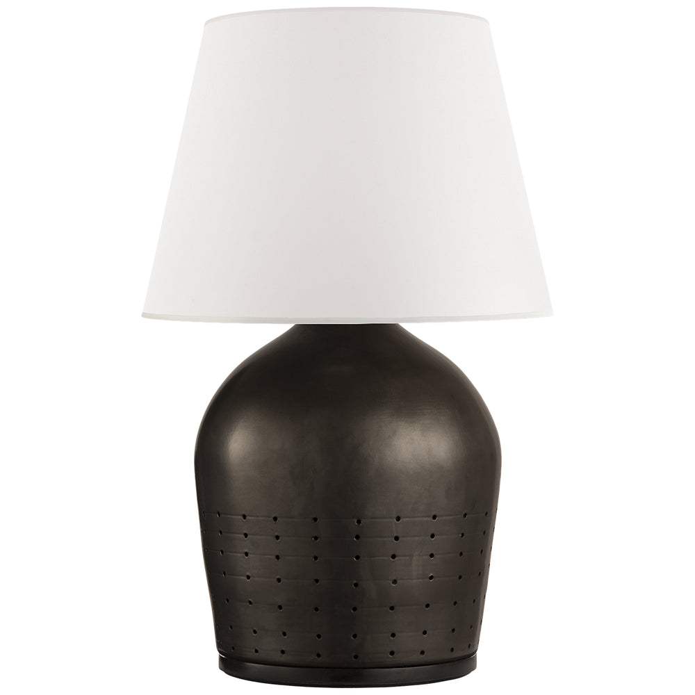 Ralph Lauren Canada - One Light Table Lamp - Halifax - Black Ceramic- Union Lighting Luminaires Decor