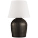 Ralph Lauren Canada - One Light Table Lamp - Halifax - Black Ceramic- Union Lighting Luminaires Decor