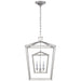Visual Comfort Signature Canada - Three Light Lantern - Darlana Double Cage - Polished Nickel- Union Lighting Luminaires Decor