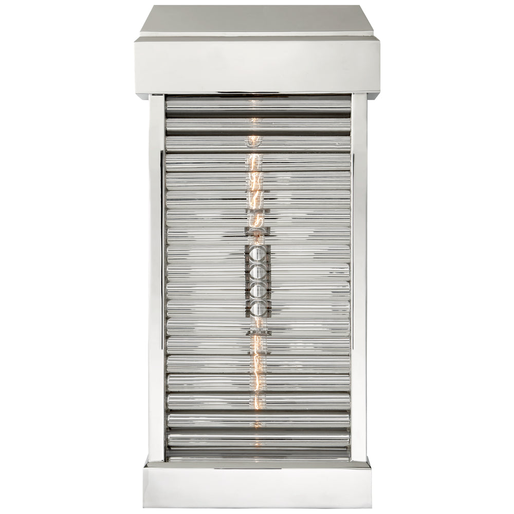 Visual Comfort Signature Canada - Two Light Outdoor Wall Lantern - Dunmore - Polished Nickel- Union Lighting Luminaires Decor