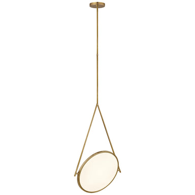 Visual Comfort Signature Canada - LED Pendant - Dot Stance - Natural Brass- Union Lighting Luminaires Decor