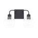 Capital Lighting - Two Light Vanity - Tanner - Matte Black- Union Lighting Luminaires Decor