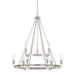 Capital Lighting - Nine Light Chandelier - Tanner - Brushed Nickel- Union Lighting Luminaires Decor