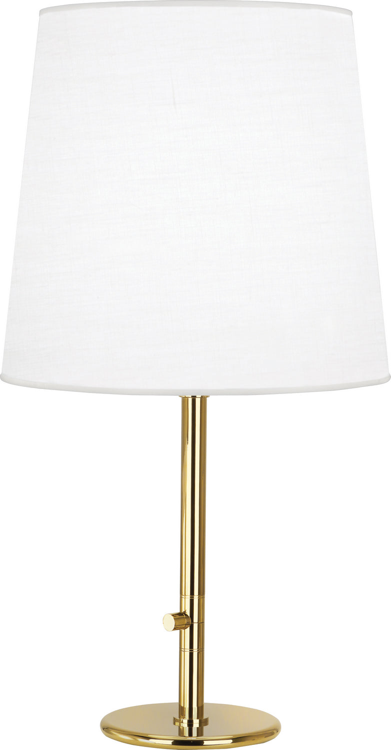 Robert Abbey - One Light Table Lamp - Rico Espinet Buster - Polished Brass- Union Lighting Luminaires Decor