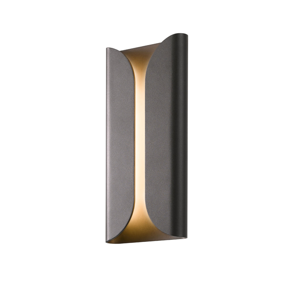 Sonneman Canada - LED Wall Sconce - Folds - Textured Bronze- Union Lighting Luminaires Decor