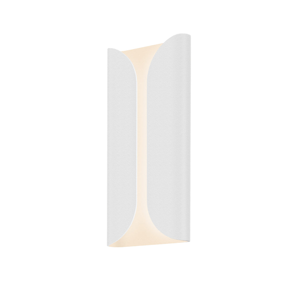 Sonneman Canada - LED Wall Sconce - Folds - Textured White- Union Lighting Luminaires Decor