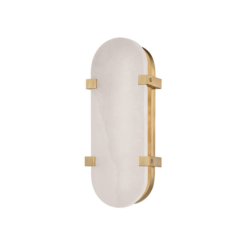 Hudson Valley Canada - LED Wall Sconce - Skylar - Aged Brass- Union Lighting Luminaires Decor