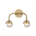 Hudson Valley Canada - LED Bath Bracket - Boca - Aged Brass- Union Lighting Luminaires Decor
