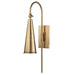 Hudson Valley Canada - One Light Wall Sconce - Alva - Aged Brass- Union Lighting Luminaires Decor