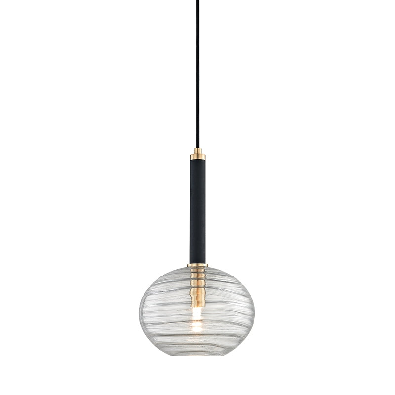 Hudson Valley Canada - LED Pendant - Breton - Aged Brass- Union Lighting Luminaires Decor