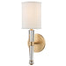 Hudson Valley Canada - One Light Wall Sconce - Volta - Aged Brass- Union Lighting Luminaires Decor