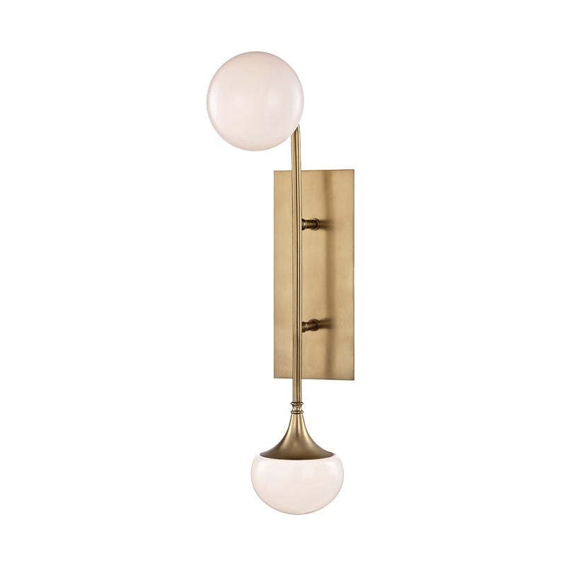 Hudson Valley Canada - LED Wall Sconce - Fleming - Aged Brass- Union Lighting Luminaires Decor