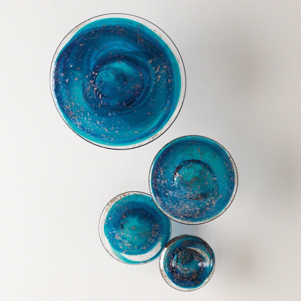S/4 Glass Wall Mushrooms