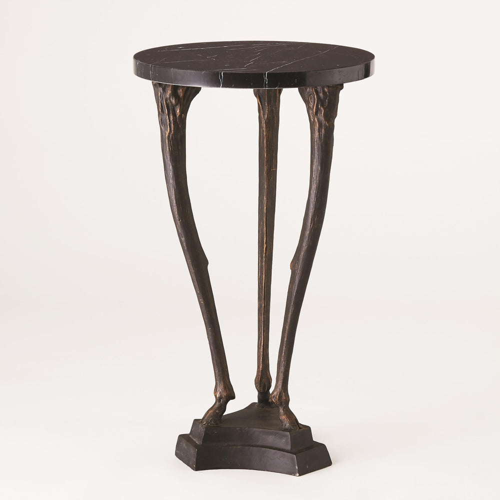 Fawn Leg Side Tables Bronze