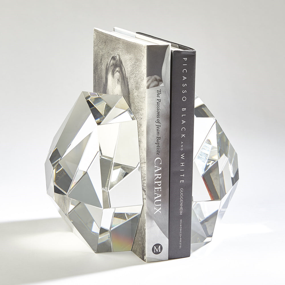 S/2 Crystal Bookends