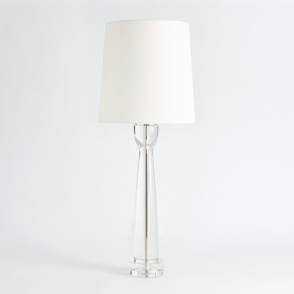 Lampe de colonne en cristal moderne
