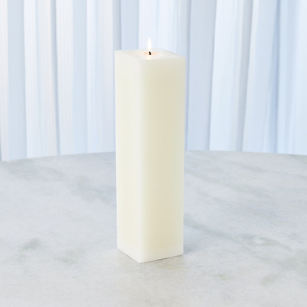 Square Pillar Candle Unscented