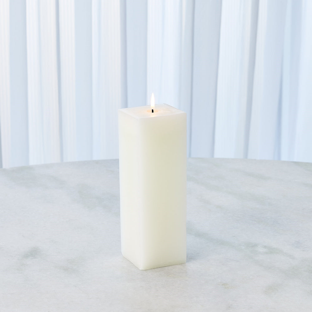 Square Pillar Candle Unscented