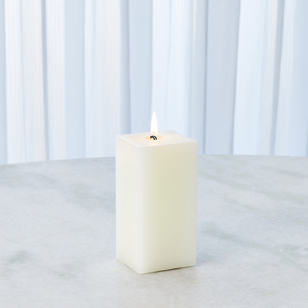 Square Pillar Candle Unscented