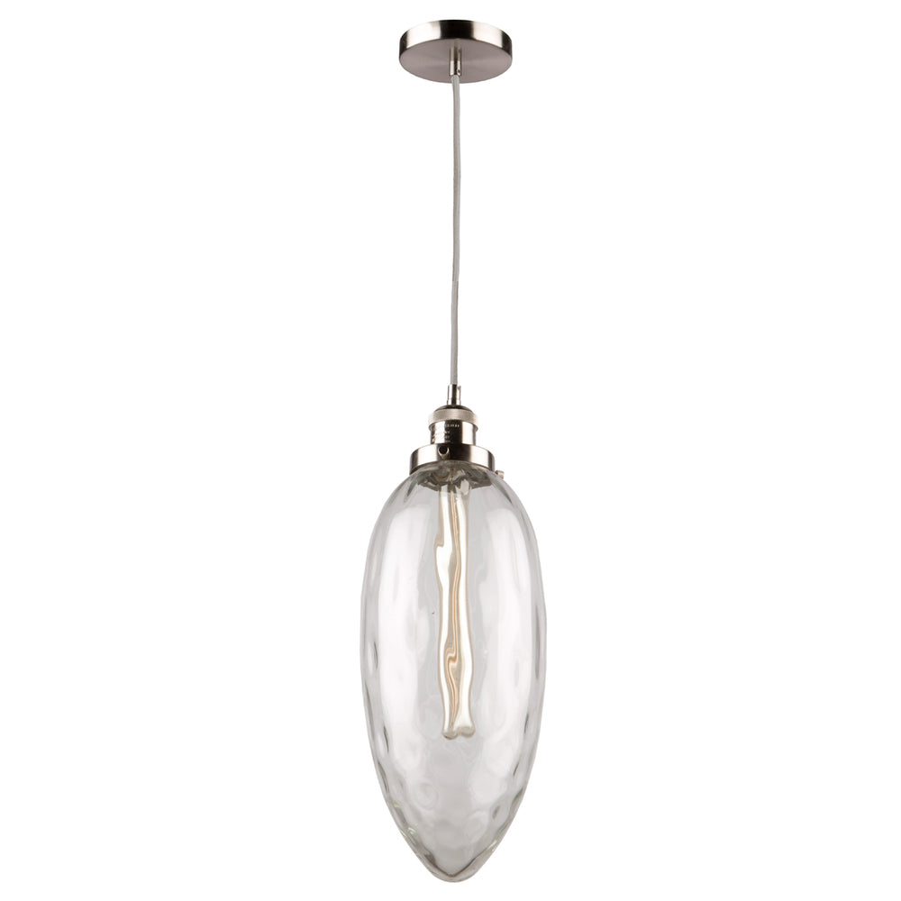 Artcraft Canada - One Light Pendant - Lux Pendant Collection - Brushed Nickel- Union Lighting Luminaires Decor