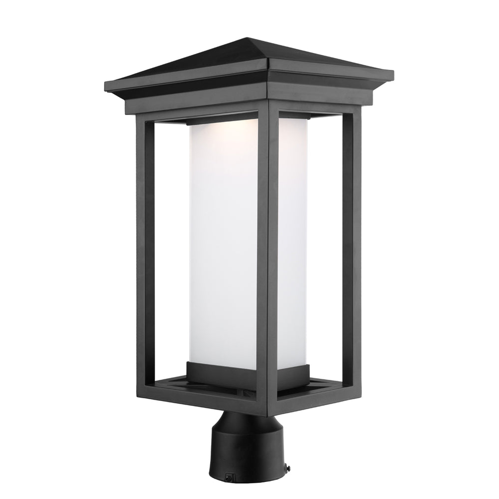 Artcraft Quebec - LED Post Lantern - Overbrook - Black- Union Lighting Luminaires Decor