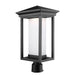 Artcraft Quebec - LED Post Lantern - Overbrook - Black- Union Lighting Luminaires Decor
