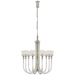 Visual Comfort Signature Canada - Ten Light Chandelier - Reverie - Clear Ribbed Glass and Polished Nickel- Union Lighting Luminaires Decor