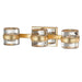 Troy Lighting Canada - Three Light Bath And Vanity - Splash - Gold Leaf- Union Lighting Luminaires Decor