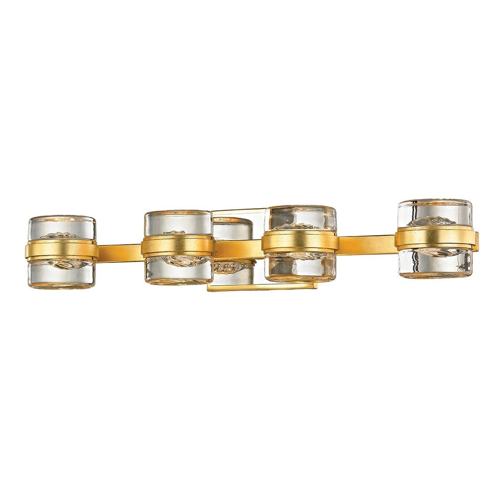 Troy Lighting Canada - Four Light Bath and Vanity - Splash - Gold Leaf- Union Lighting Luminaires Decor