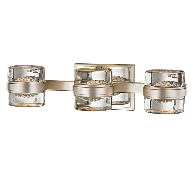 Troy Lighting Canada - Three Light Bath And Vanity - Splash - Silver Leaf- Union Lighting Luminaires Decor