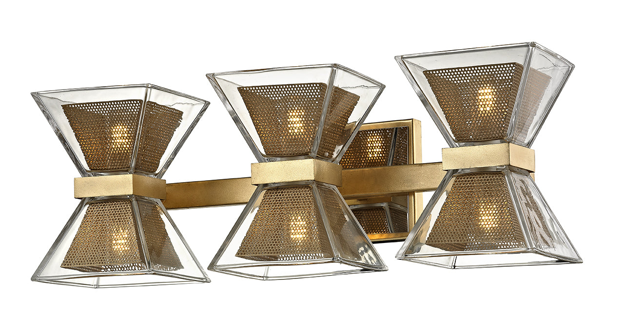 Troy Lighting - Six Light Bath and Vanity - Expression - Gold Leaf- Union Lighting Luminaires Decor