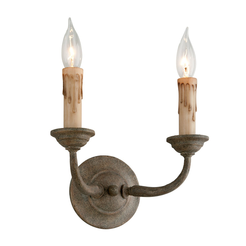 Troy Lighting Canada - Two Light Wall Sconce - Cyrano - Earthen Bronze- Union Lighting Luminaires Decor