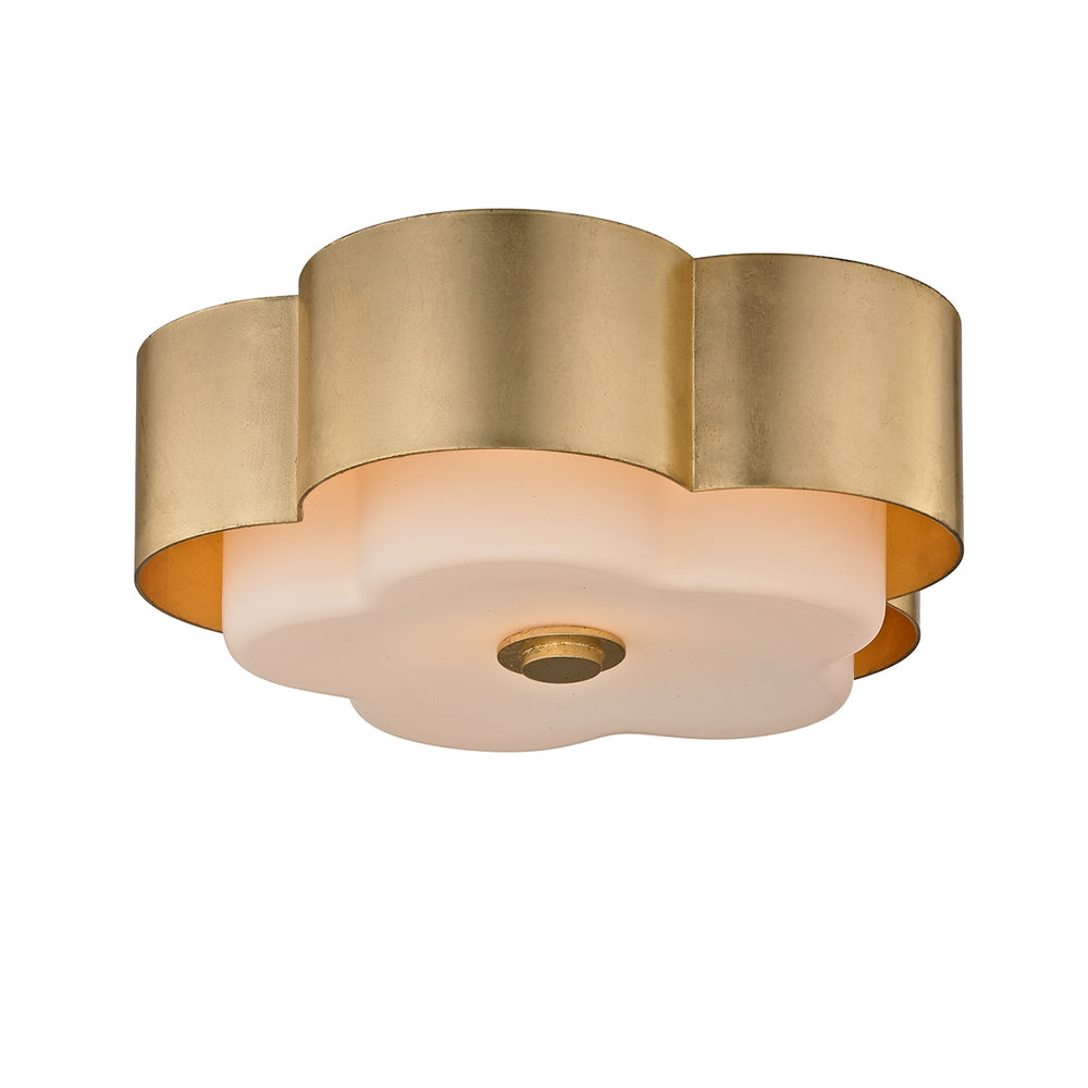 Troy Lighting Canada - Two Light Flush Mount - Allure - Gold Leaf- Union Lighting Luminaires Decor