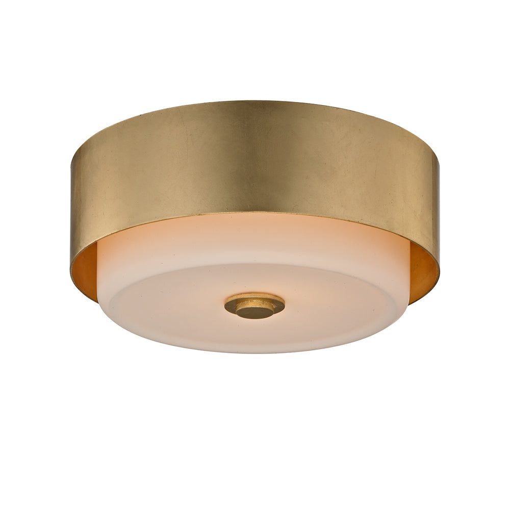 Troy Lighting Canada - Two Light Flush Mount - Allure - Gold Leaf- Union Lighting Luminaires Decor