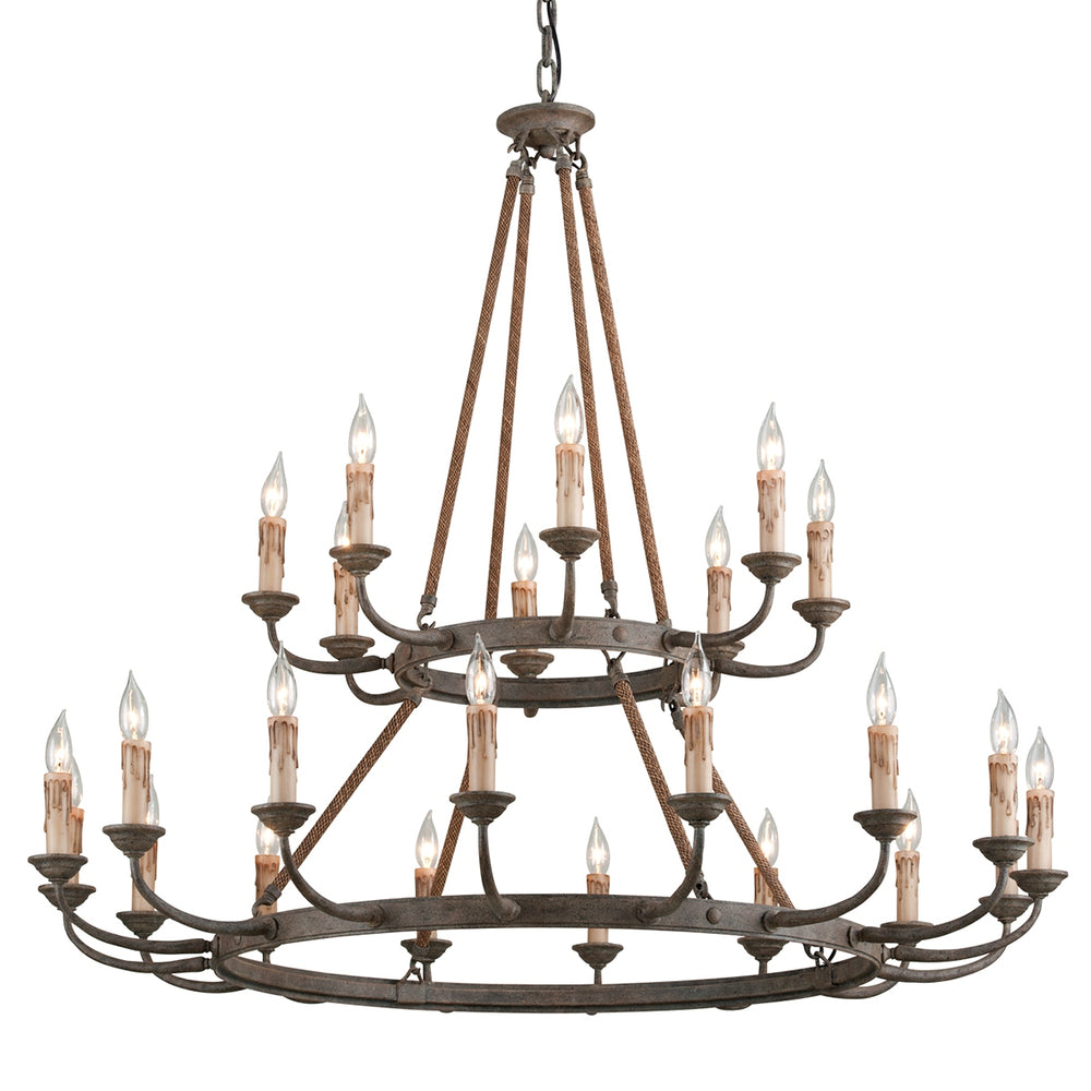 Troy Lighting Canada - 24 Light Chandelier - Cyrano - Earthen Bronze- Union Lighting Luminaires Decor