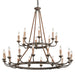 Troy Lighting Canada - 24 Light Chandelier - Cyrano - Earthen Bronze- Union Lighting Luminaires Decor