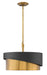 Fredrick Ramond Canada - LED Foyer Pendant - Gigi - Heritage Brass- Union Lighting Luminaires Decor
