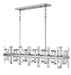 Fredrick Ramond Canada - LED Linear Chandelier - Odette - Polished Nickel- Union Lighting Luminaires Decor