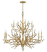 Fredrick Ramond Canada - LED Chandelier - Eve - Champagne Gold- Union Lighting Luminaires Decor