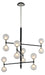 Troy Lighting Canada - 12 Light Chandelier - Andromeda - Textured Black & Polish Nickel- Union Lighting Luminaires Decor