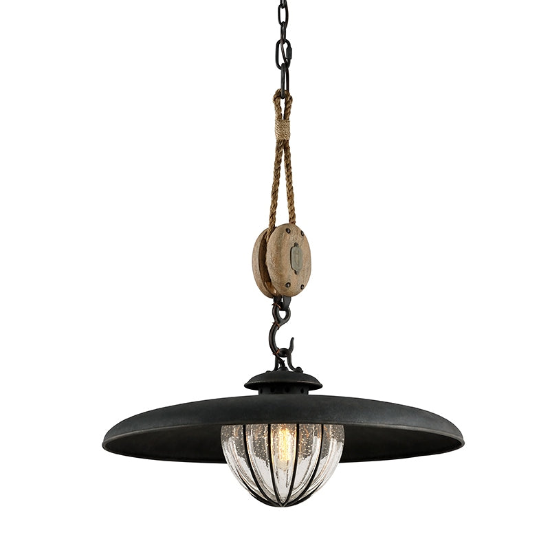Troy Lighting Canada - One Light Pendant - Murphy - Forged Iron- Union Lighting Luminaires Decor