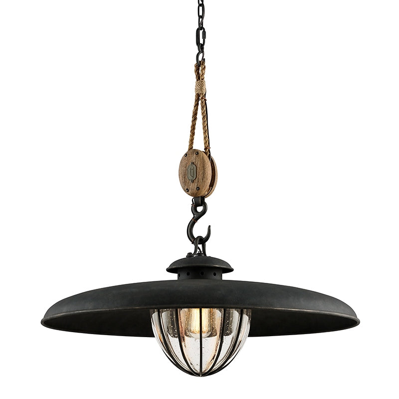 Troy Lighting Canada - One Light Pendant - Murphy - Forged Iron- Union Lighting Luminaires Decor