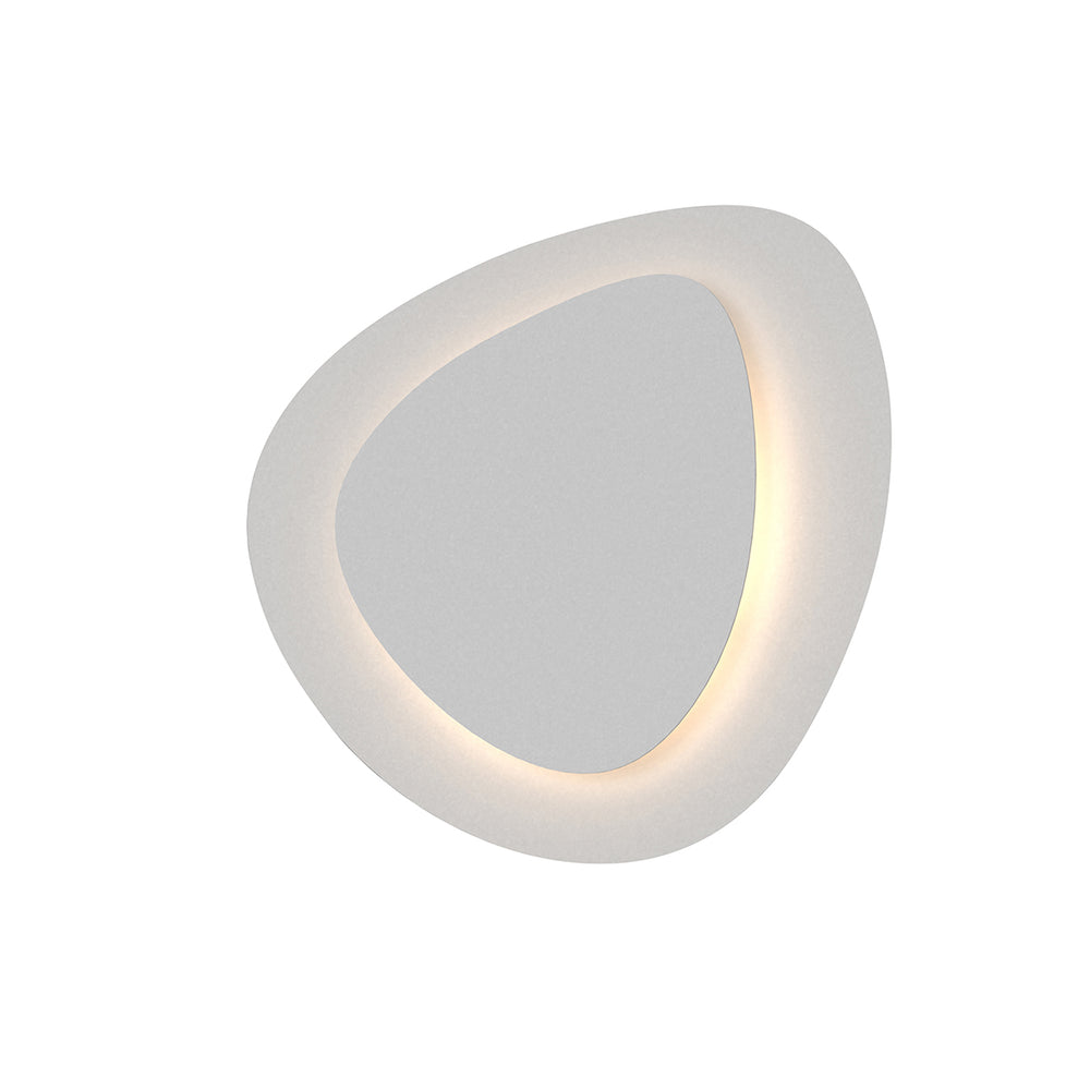 Sonneman - LED Wall Sconce - Abstract Panels - Textured White- Union Lighting Luminaires Decor