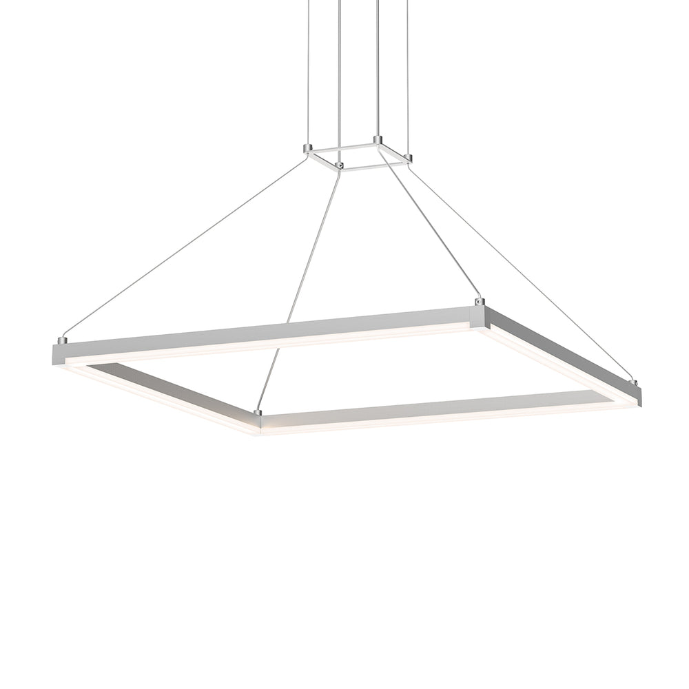 Sonneman Canada - LED Pendant - Stix Square - Bright Satin Aluminum- Union Lighting Luminaires Decor