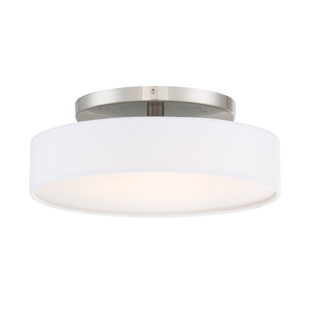 W.A.C. Canada - LED Convertible Semi-Flush Mount - Manhattan - Brushed Nickel- Union Lighting Luminaires Decor