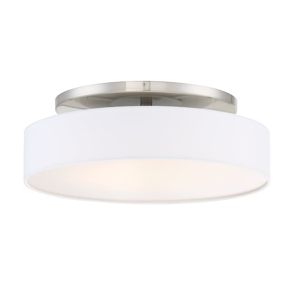 W.A.C. Canada - LED Convertible Semi-Flush Mount - Manhattan - Brushed Nickel- Union Lighting Luminaires Decor
