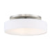 W.A.C. Canada - LED Convertible Semi-Flush Mount - Manhattan - Brushed Nickel- Union Lighting Luminaires Decor