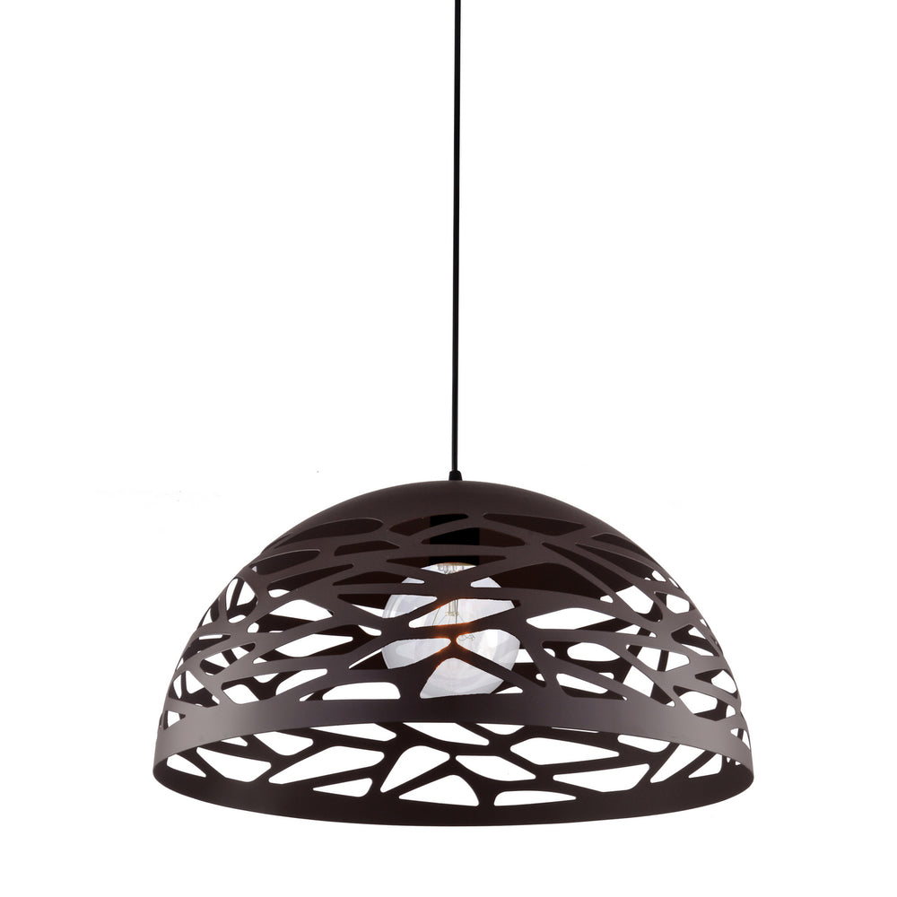 Dainolite Canada - One Light Pendant - Coral - Black- Union Lighting Luminaires Decor